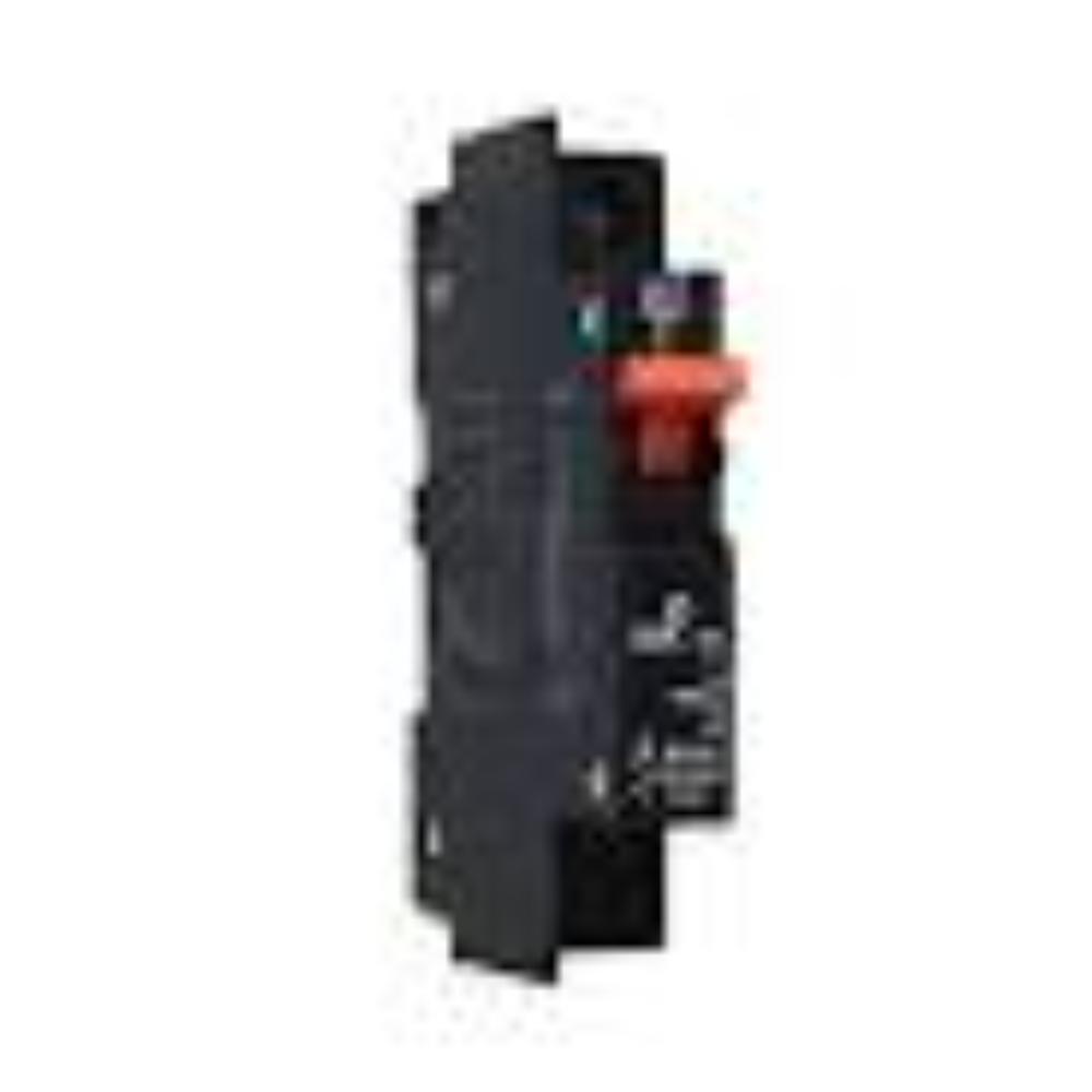 CBI 25A 1P MCB 6KA - MINI RAIL BLACK 1 MOD 13MM CURVE 1 ORANGE HANDLE