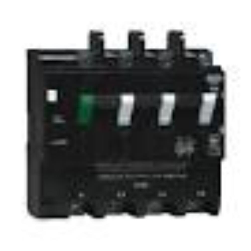 CBI 80A 3P+N EARTH LEAKAGE ISOLATOR 6kA - MINI RAIL BLACK 4.5 MOD 117MM WHITE/GREEN HANDLE