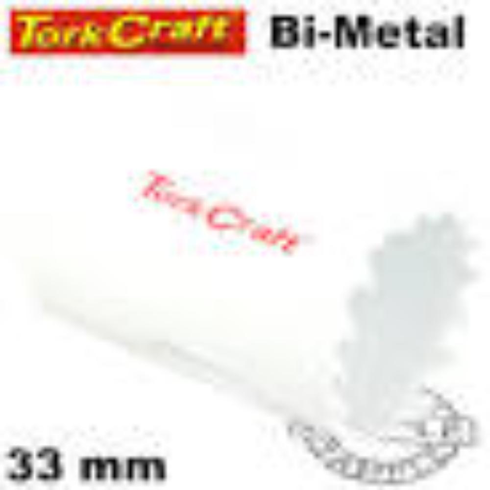 T/CRAFT 33MM HOLESAW BI-METAL (INDUSTRIAL)