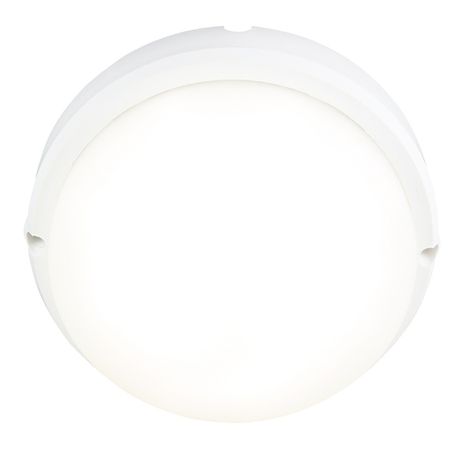 STL LED WALL/BULK LED ROUND OPAL 12W 160MMØ IP54 (WHT) (B37/LED/12W/WH)