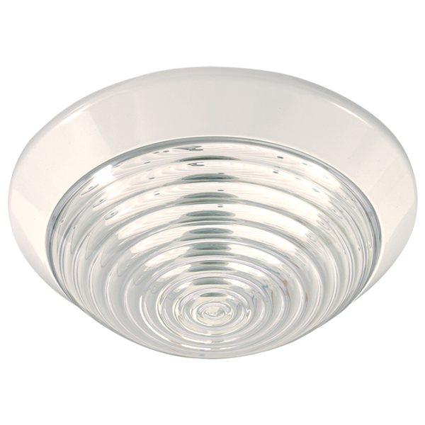 AUS LED BULKHEAD ROUND OPAL 52MMØ (WHT) (INTEGRATED LED) (IP44)