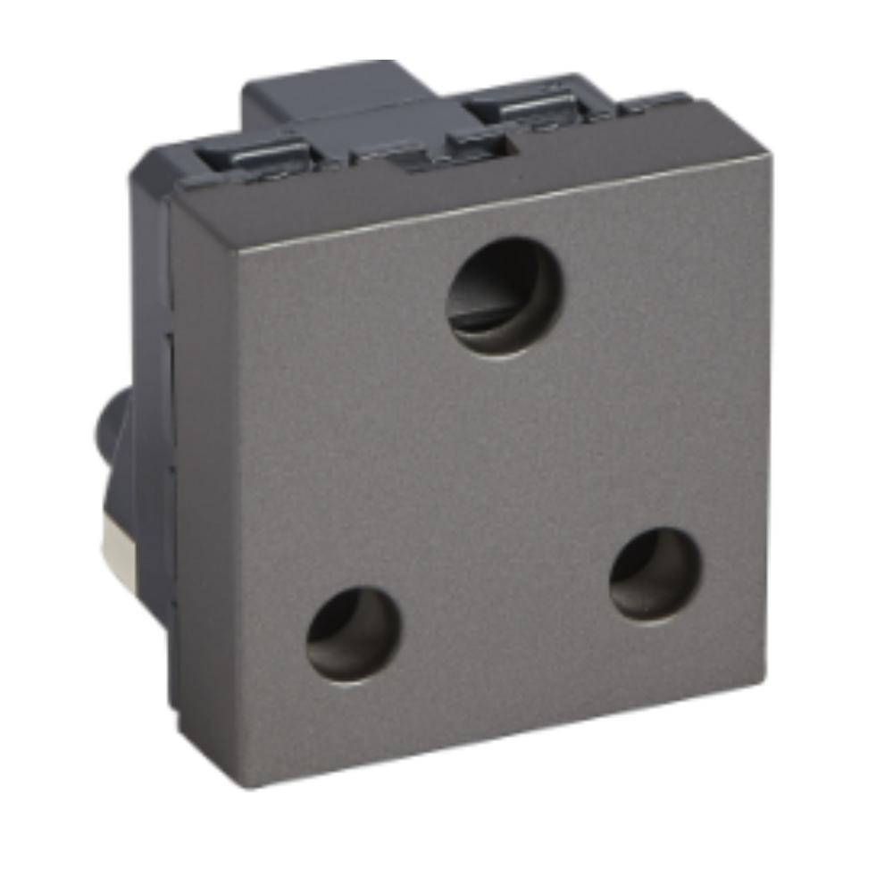 ARTEOR MODULE RSA SOCKET 16A ROUND UNSW 2MOD MAGNESIUM