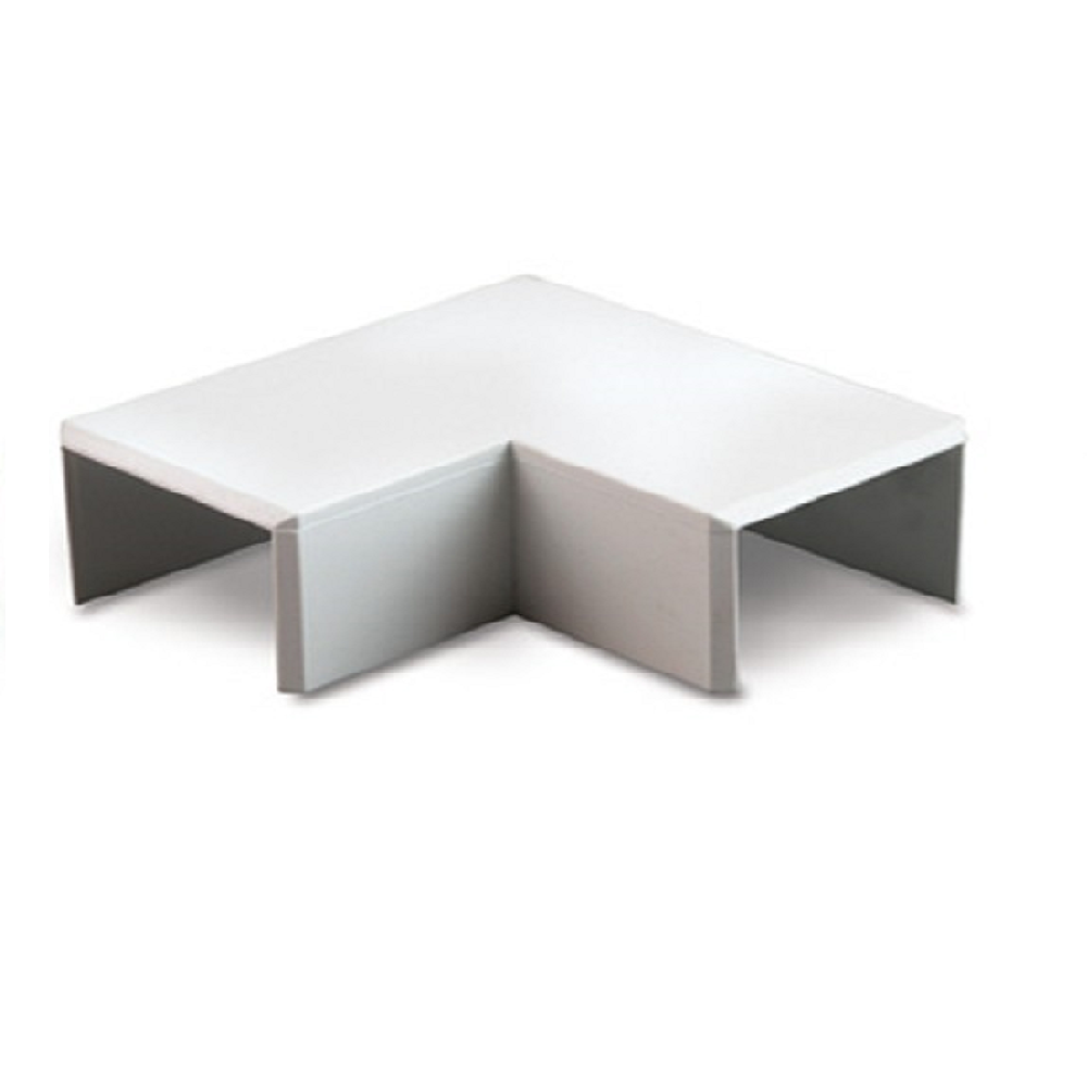 YT2 25X16MM FLAT ANGLE WHITE