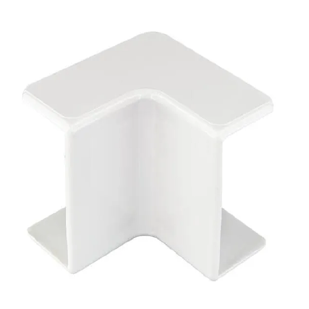 YT4 40X25MM INTERNAL BEND WHITE