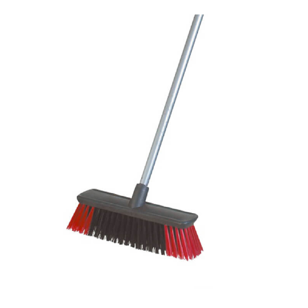 BROOM LARGE SOFT BRISTLE ADDIS PLASTIC HANDLE