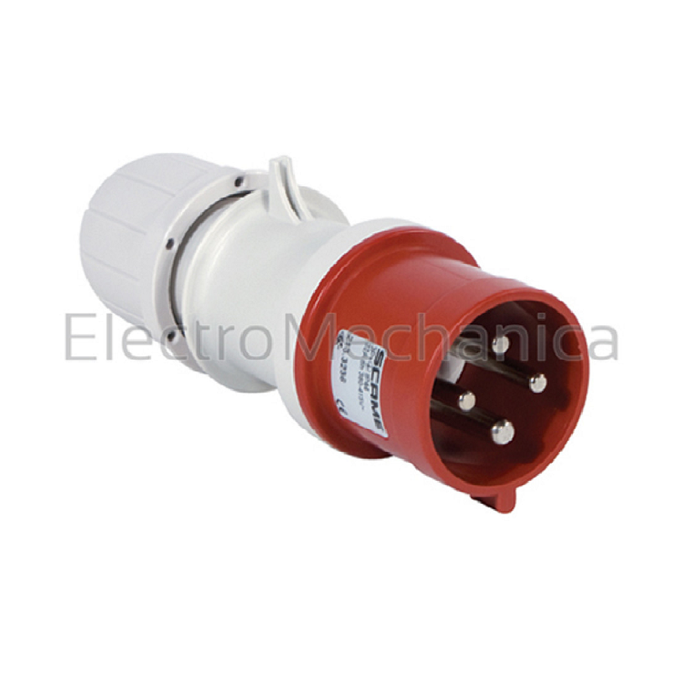 SCAME CEE PLUGTOP MALE 63A 3P IP67 230VAC