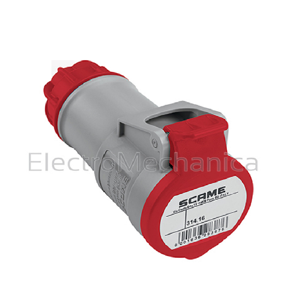 SCAME CEE COUPLER FEMALE 16A 5P IP54 400VAC