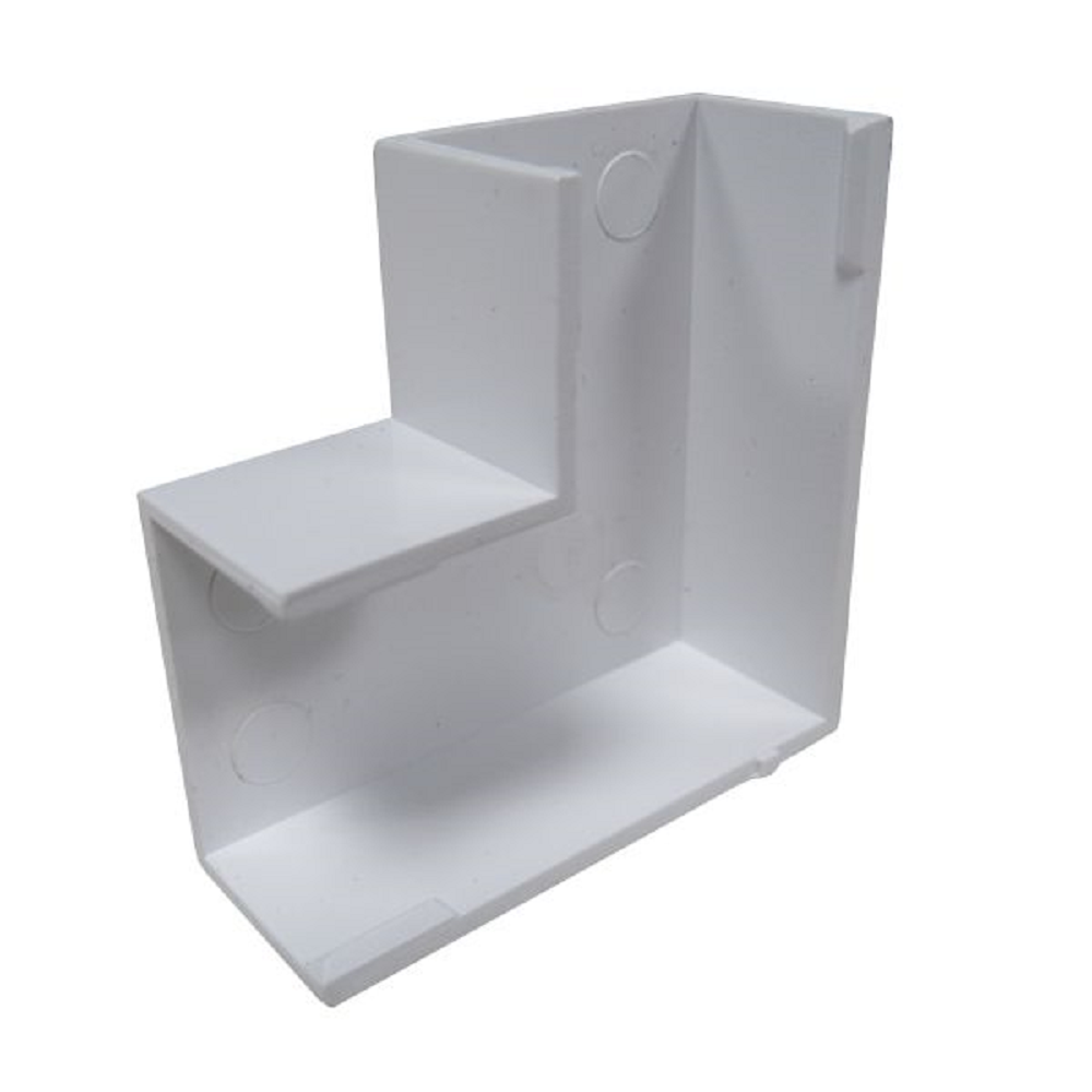 YT2 25X16MM INTERNAL BEND WHITE