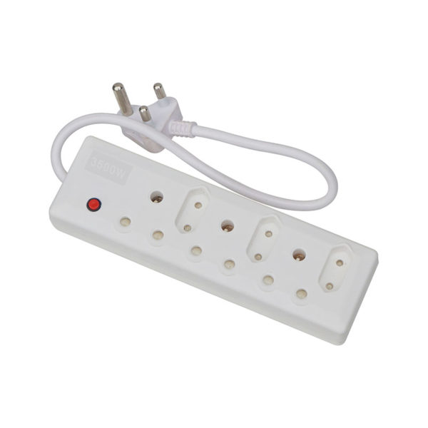 AUS 6 WAY MULTIPLUG ADAPTOR 3X16A RSA 3PIN  + 3 X 5A 2 PIN  V-SLIM