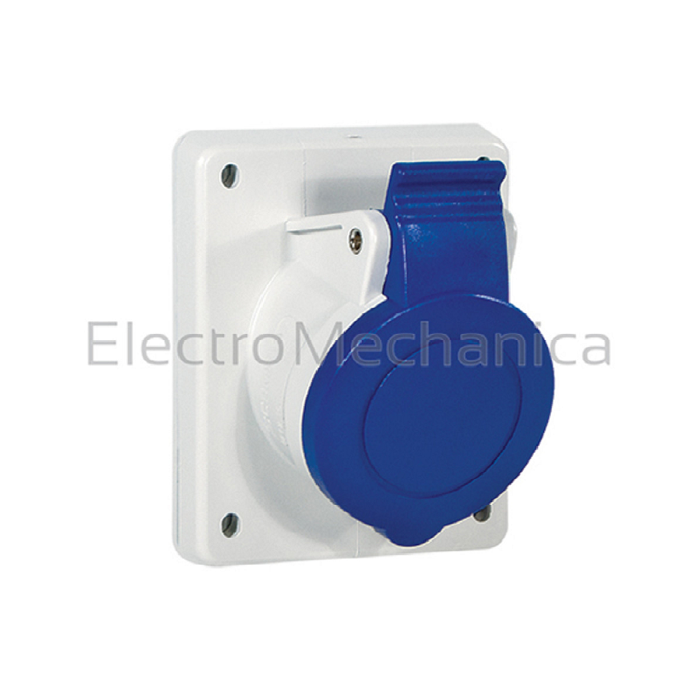 SCAME CEE 32A 3P UNSW SOCKET IP54 84x160MM FLANGE