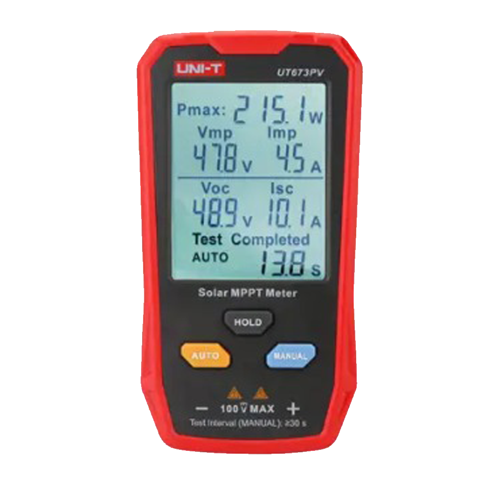UNI-T SOLAR MPPT METER (C/W MC4 TEST LEADS)