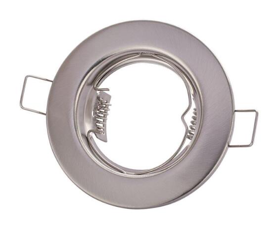 BS DOWNLIGHT STRAIGHT 82mmØ 51mmCUT SATIN CHROME