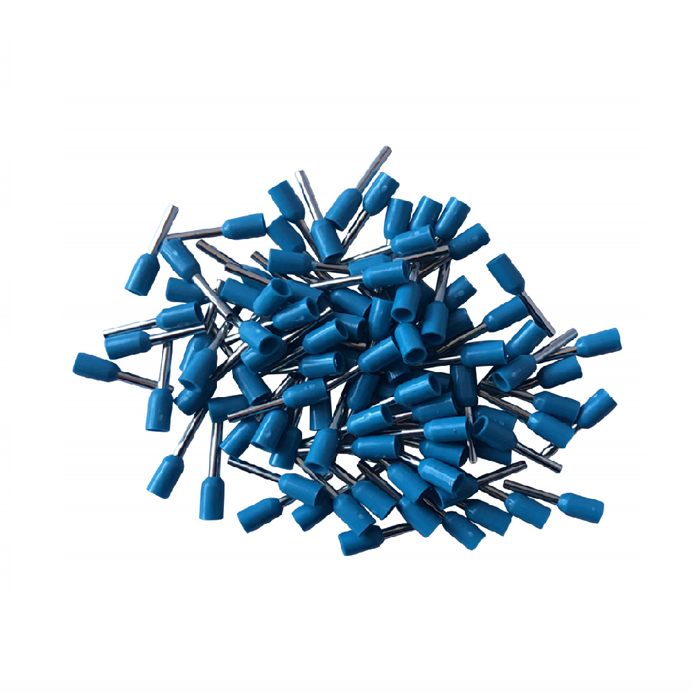 CAB INSULATED BOOTLACE FERRULE 0.25MM BLUE (BLF0208BL)