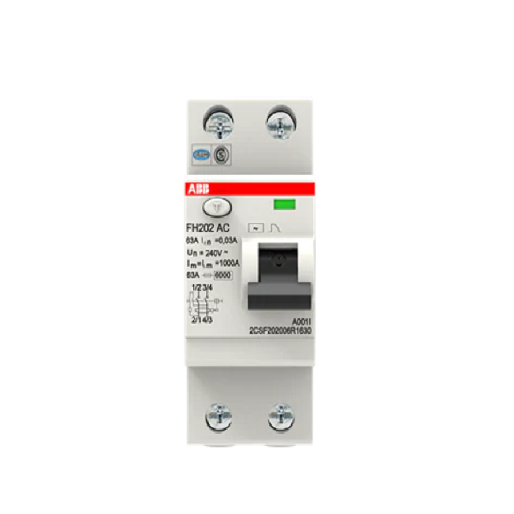 ABB 63A 2P EARTH LEAKAGE (2CSF202005R1630)