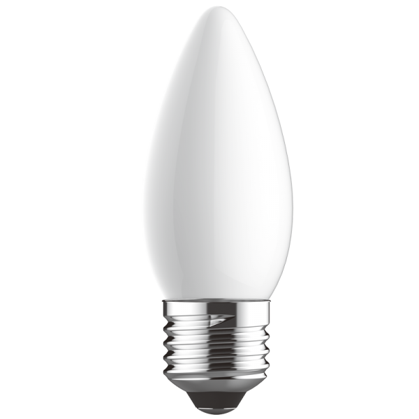 SL 5W E27 LED CANDLE C37 BULB OPAL D/L 6000-6500K