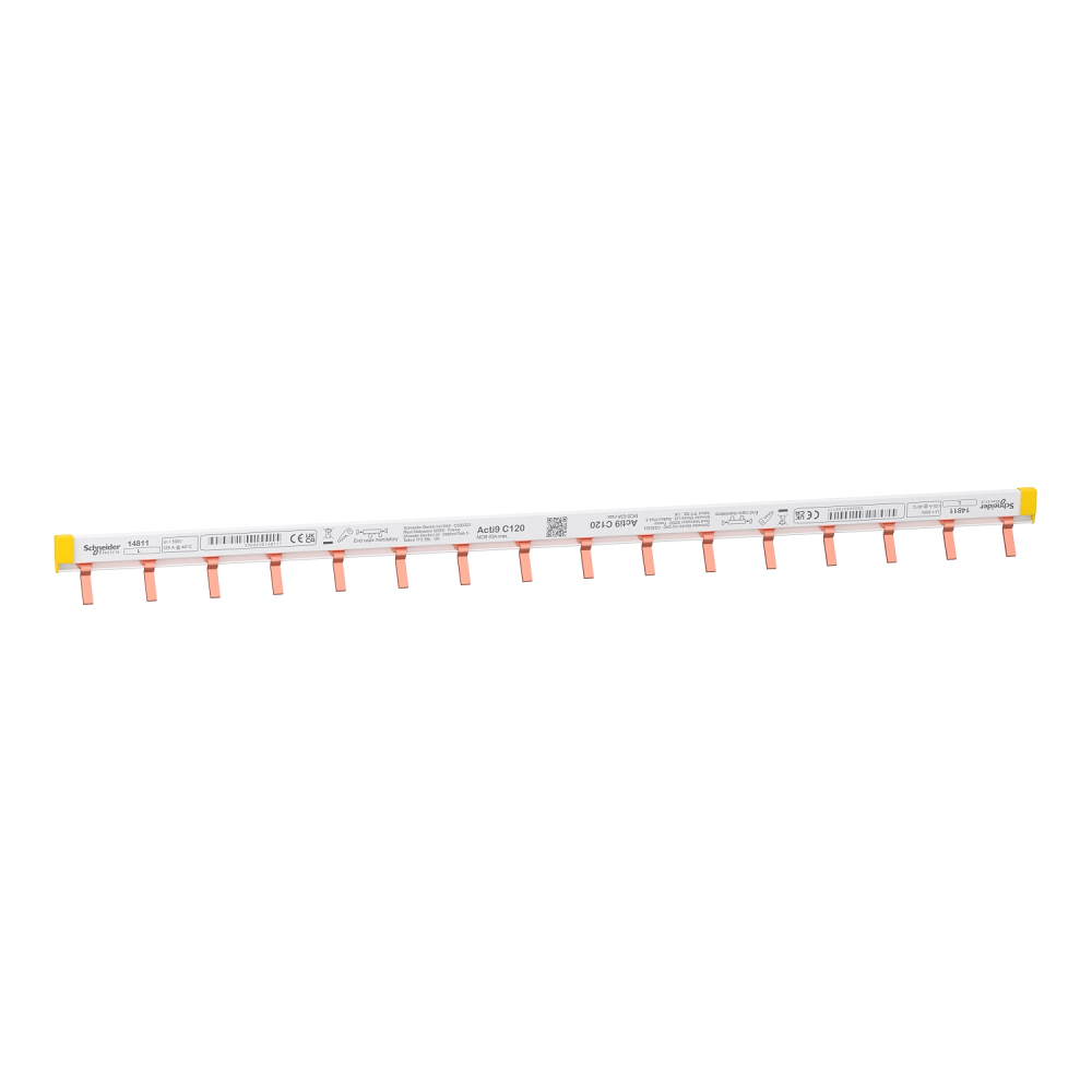 SCHNEIDER BUSBAR 125A 1POLE 24WAY (27MM MOD)