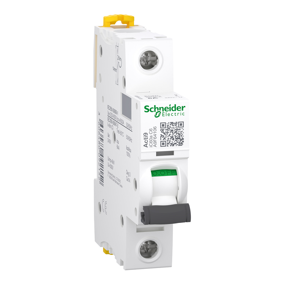 SCHNEIDER 6A 1P MCB 6KA