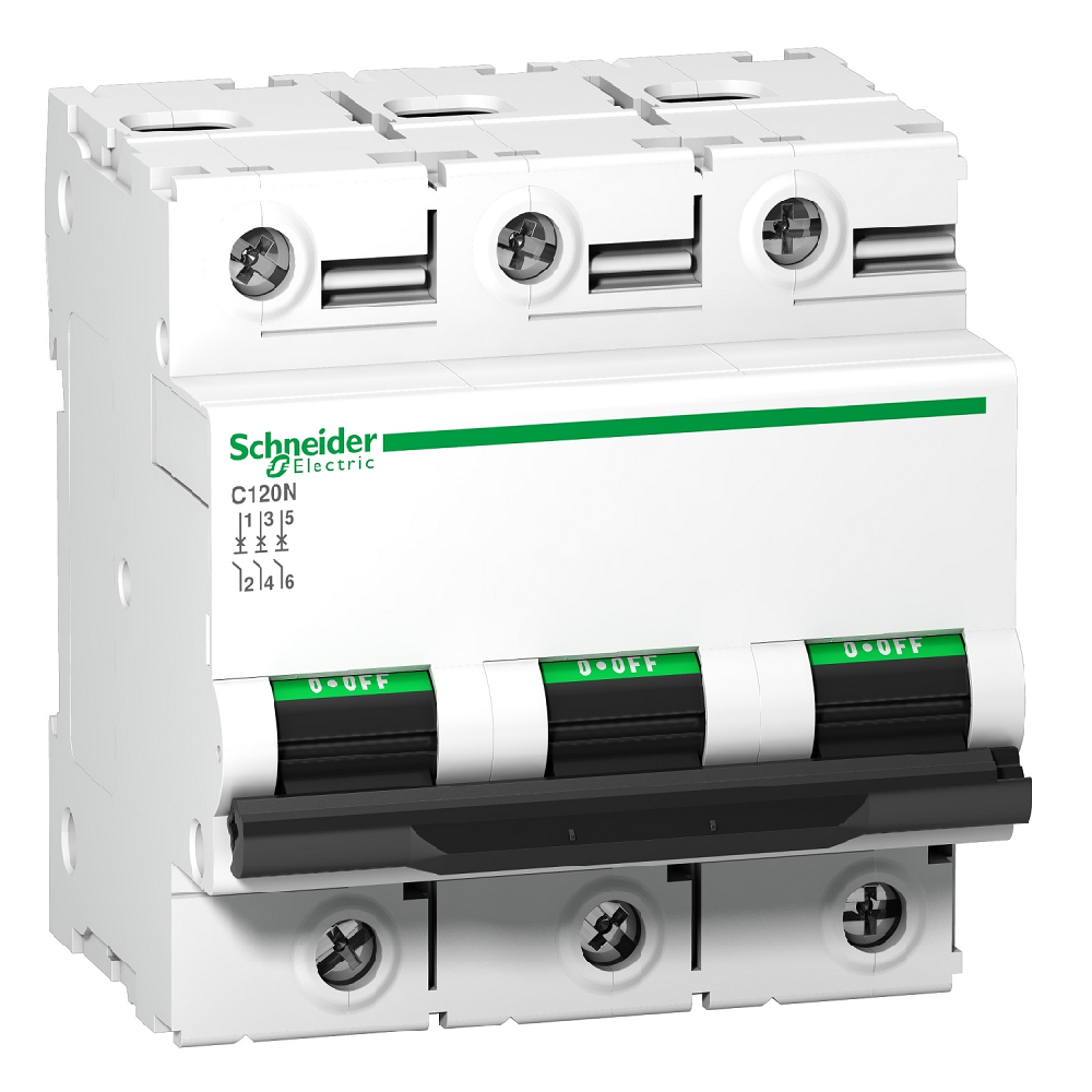SCHNEIDER 125A 3P MCB C-CURVE 10KA