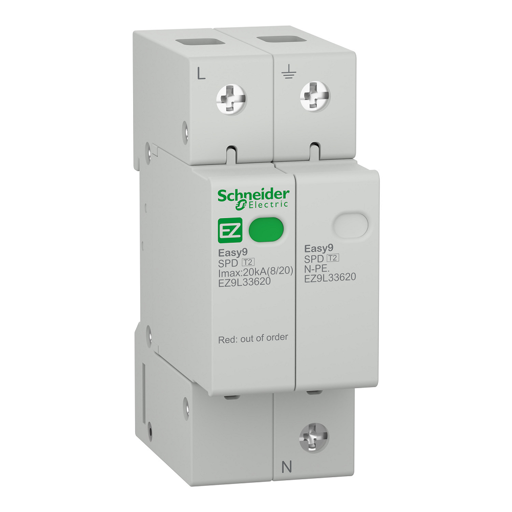 SCHNEIDER Easy9 Surge Arrestor 1P+N 2P 20kA