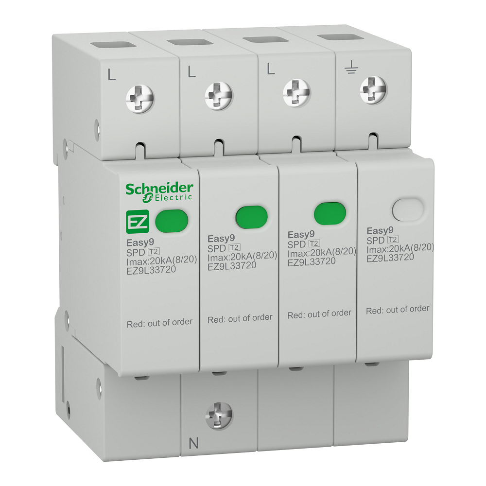 SCHNEIDER Easy9 Surge Arrestor 4P 3P+N 20kA