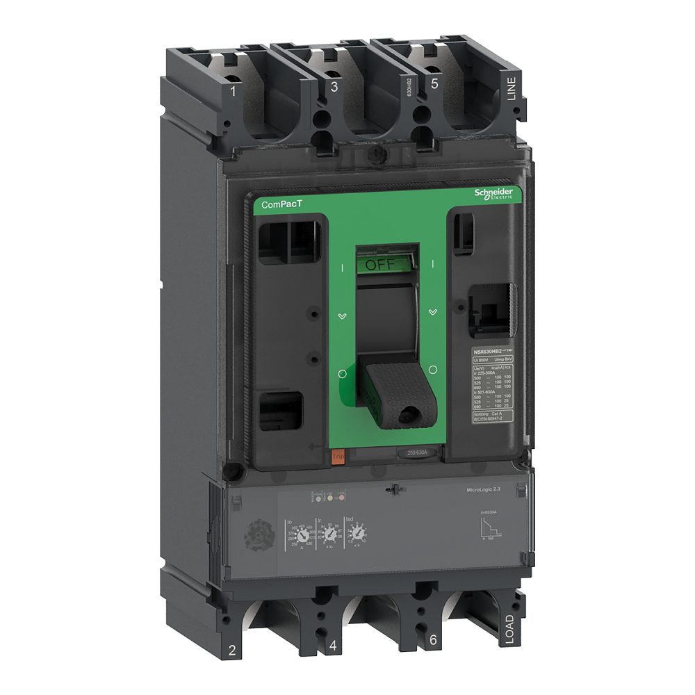 SCHNEIDER MCCB 160-400A 3P ADJ NSX400F 36KA (C40F32D400)
