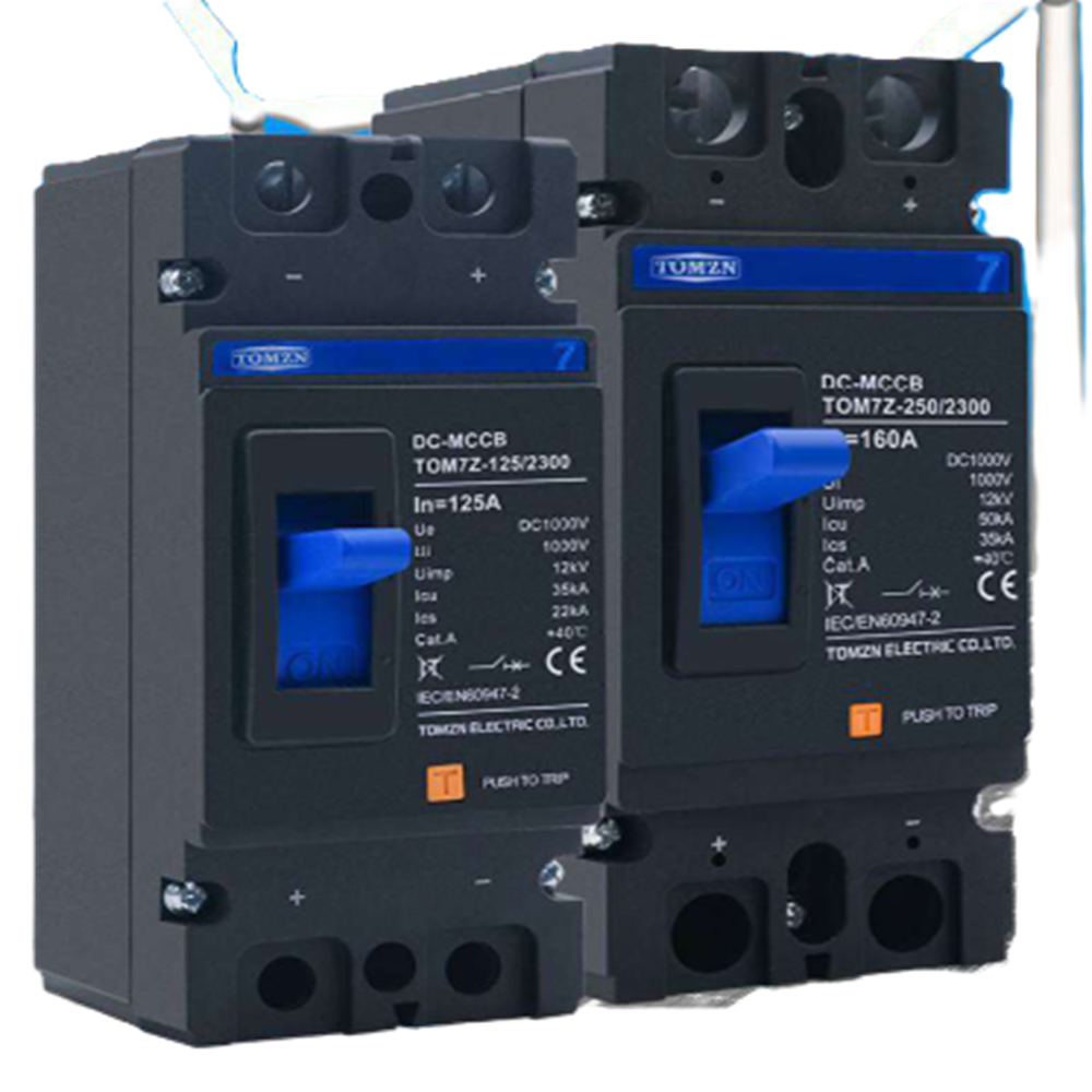 TOMZN 1000VDC PV 200A 2P MCCB 50KA