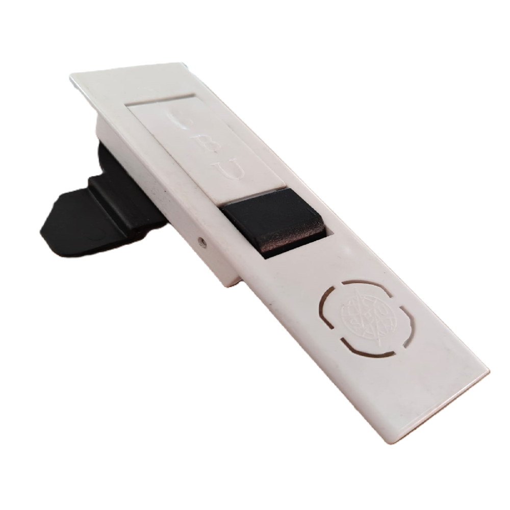 SU DOOR CATCH LATCH PLASTIC WHITE (PUSH)