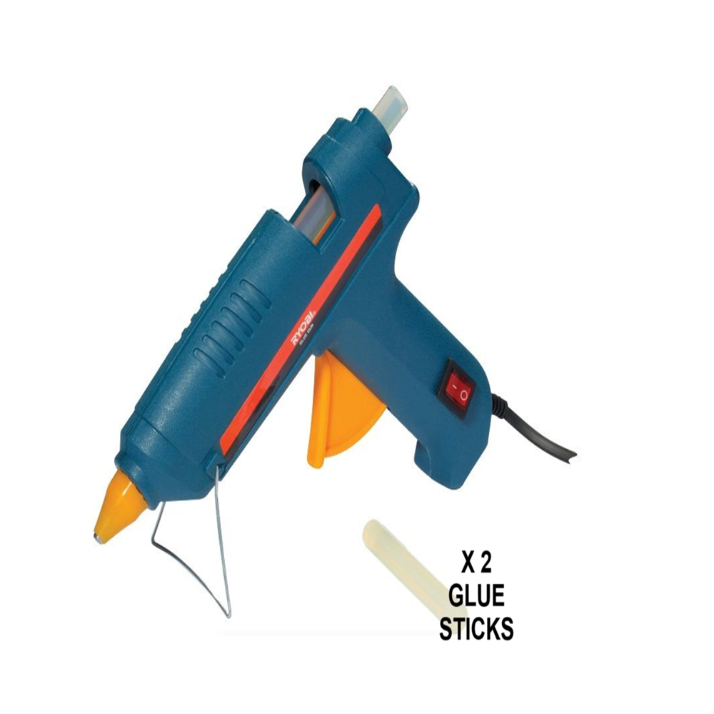 RYOBI GLUE GUN 80W KIT + 2 GLUE STICKS GUM FLOW 9-12G