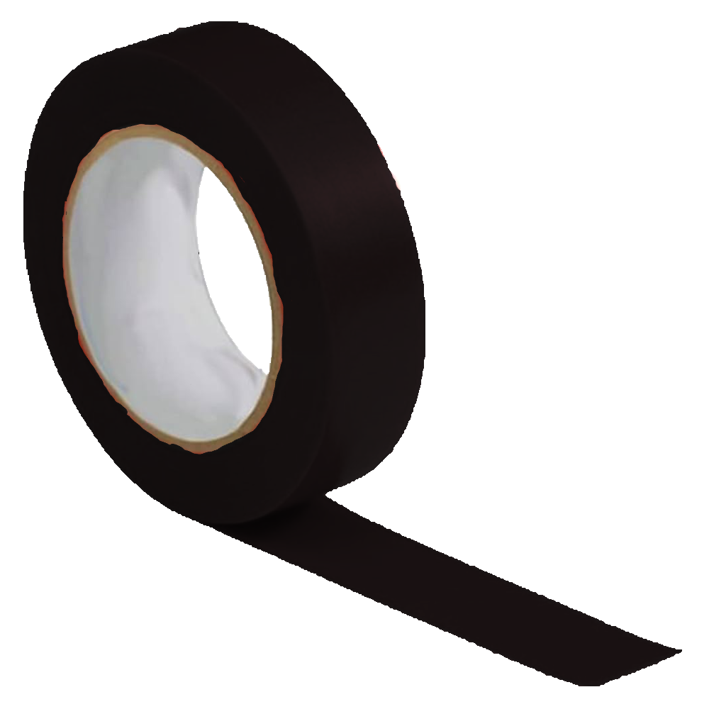 SR INSULATION TAPE PVC BLACK 0.18X18MM 20MT FLAME RETARDENT
