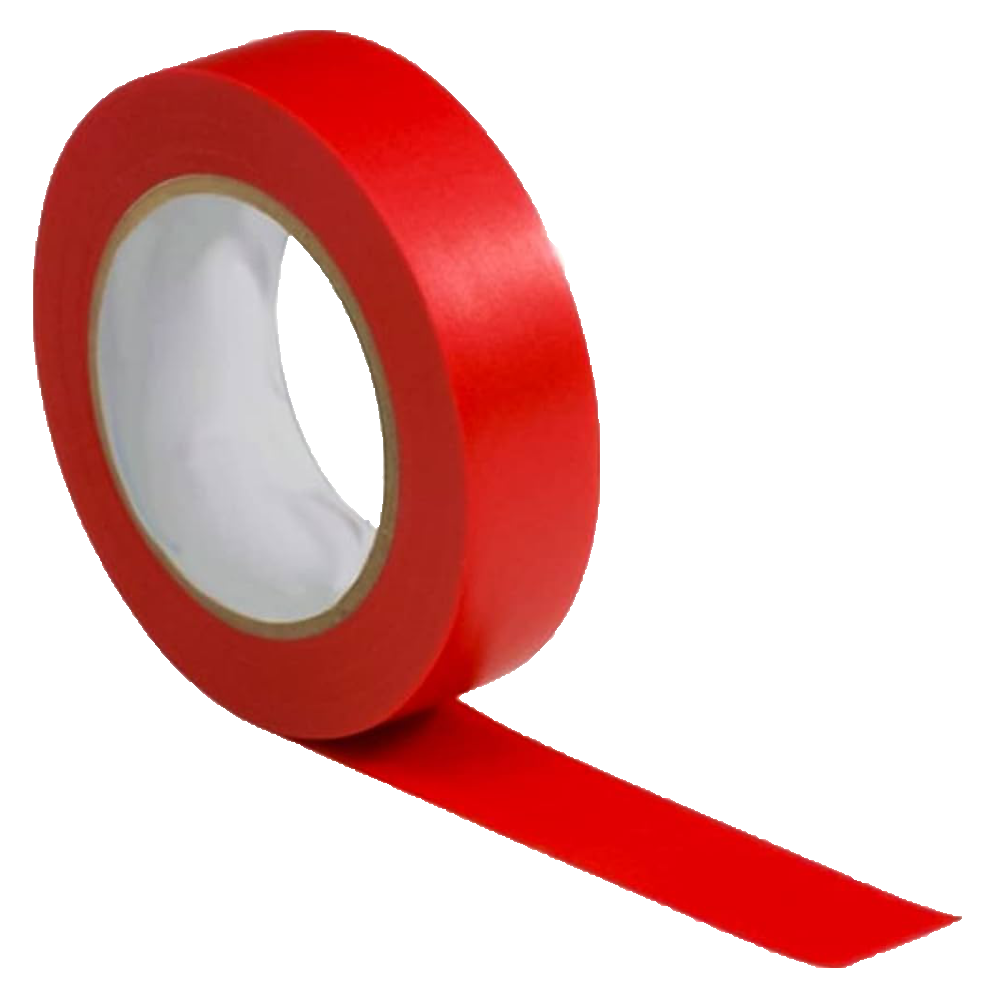 SR INSULATION TAPE PVC RED 0.18X18MM 20MT FLAME RETARDENT