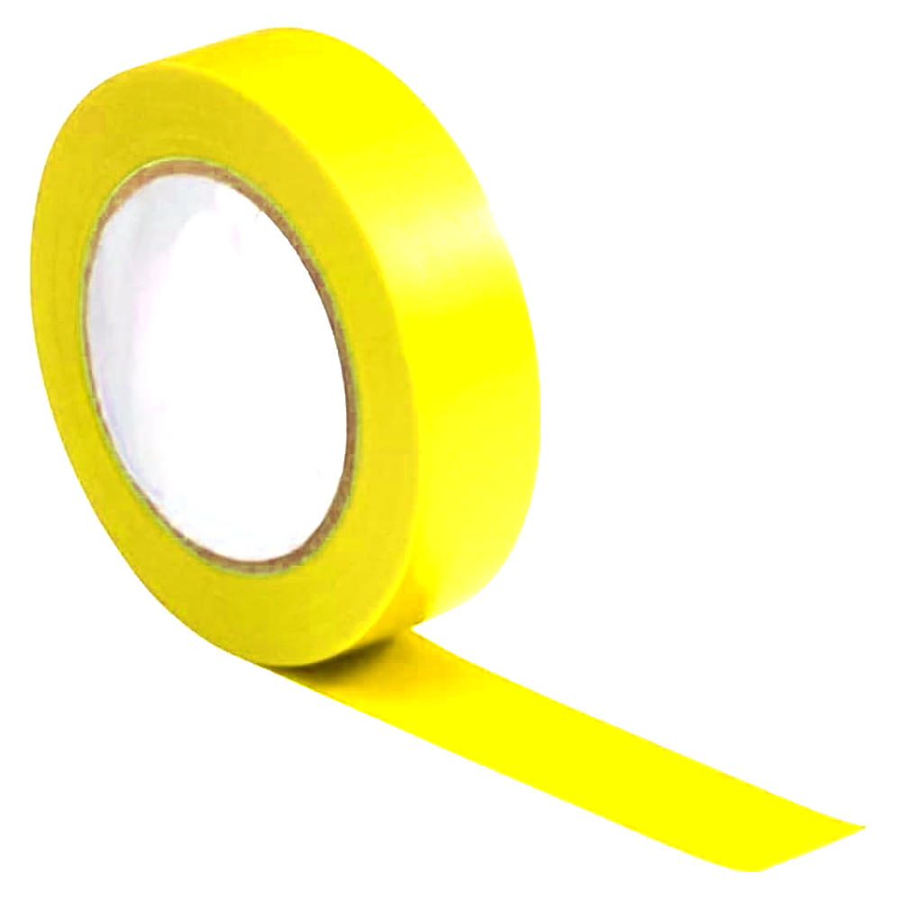 SR INSULATION TAPE PVC YELLOW 0.18X18MM 20MT FLAME RETARDENT