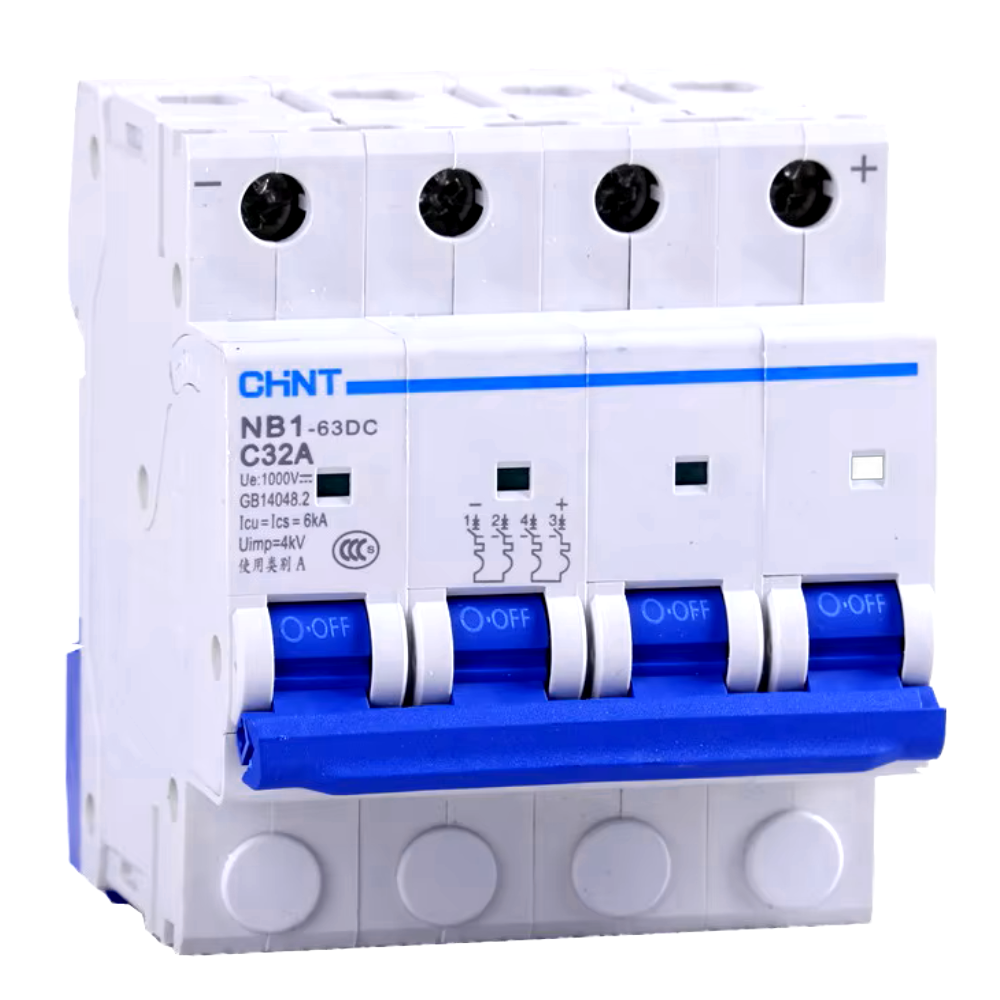 CHINT PV DC 25A 4P CIRCUIT BREAKER DC1000V 6KA (182736)