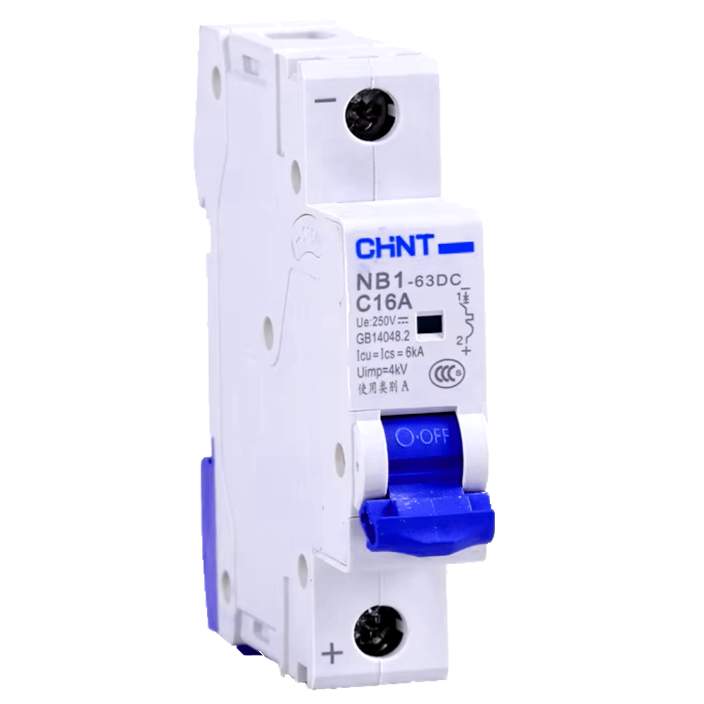 CHINT PV DC 1P 16A CIRCUIT BREAKER DC250V 6KA (182706)