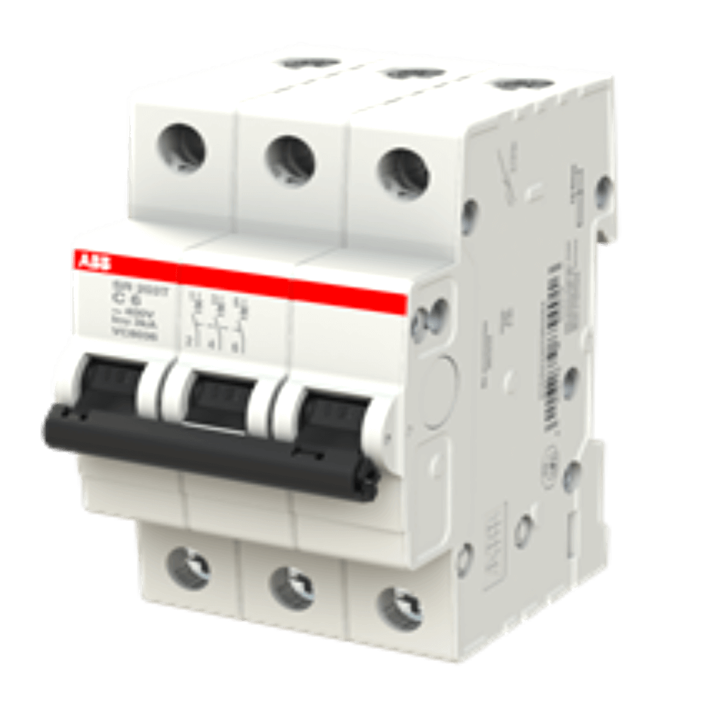 ABB 10A 3P MCB 3KA C-CURVE DIN RAIL (SR203T-C10)