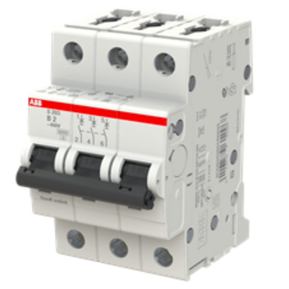 ABB 6A 3P MCB C-CURVE 10KA DIN