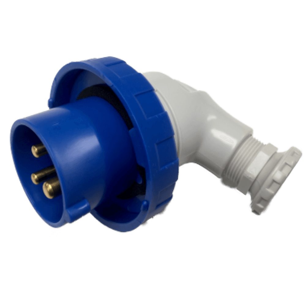 16A 2P+E 230V 90DEG PLUG IP67 6H
