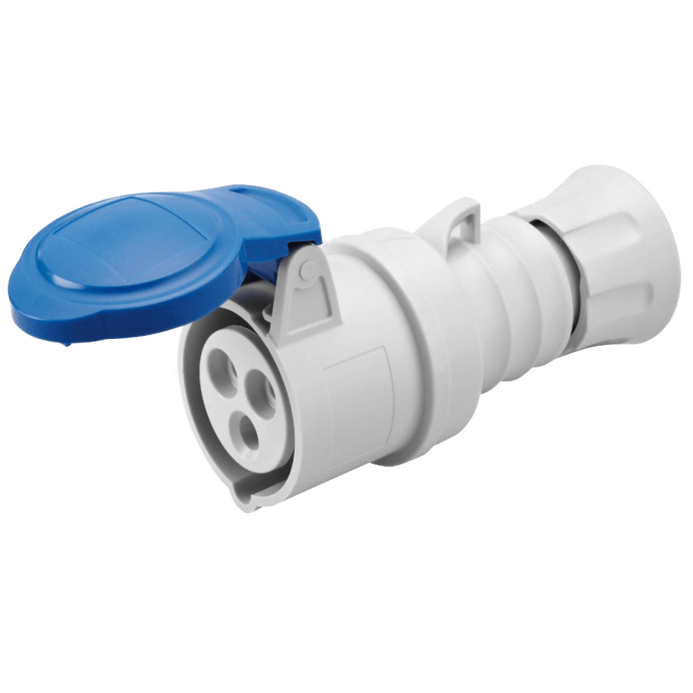 16A 2P+E 230V CONNECTOR IP44 6H