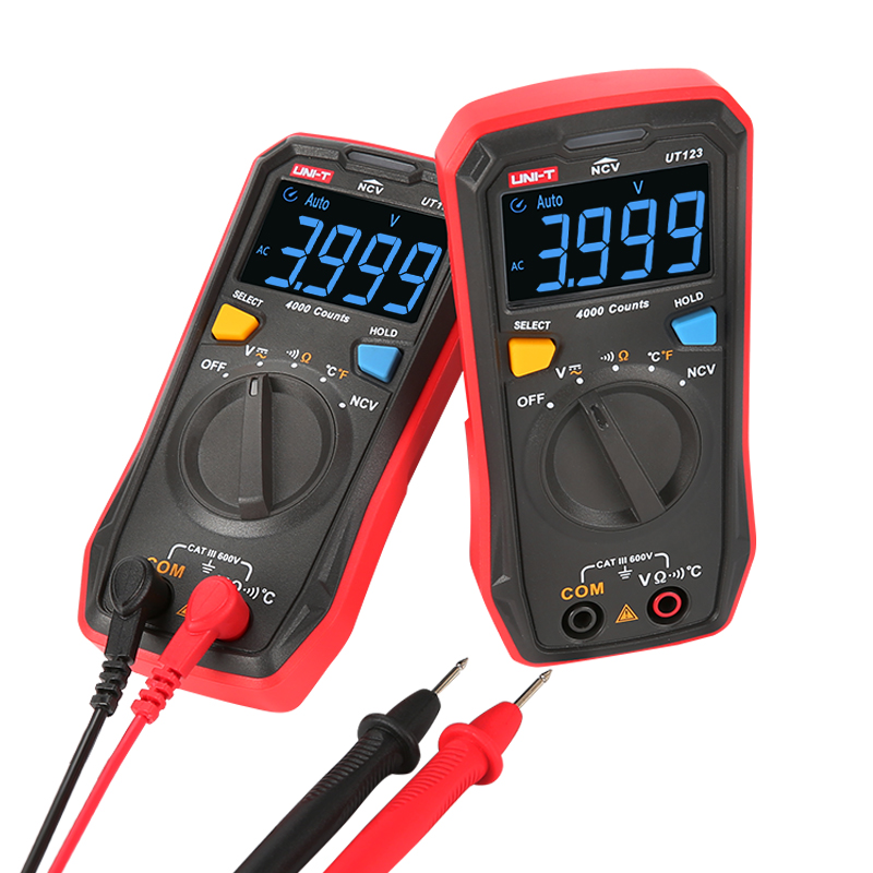 UNI-T HOUSEHOLD MULTIMETER 600V AC/DC (RESIST 20MΩ) INCL BATT + THERMOCOUPLE
