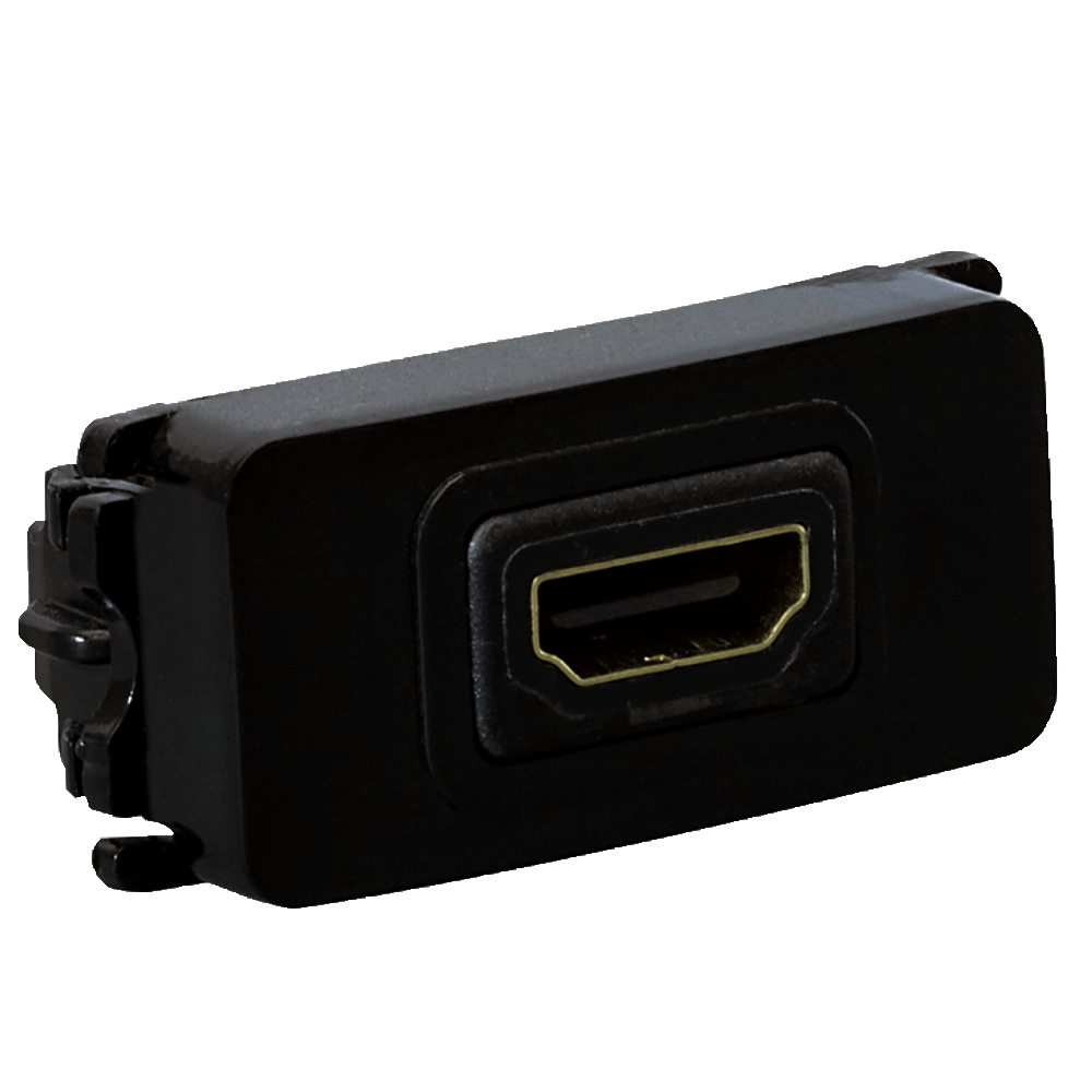 VETI 1 - HDMI OUTLET MODULE BLACK