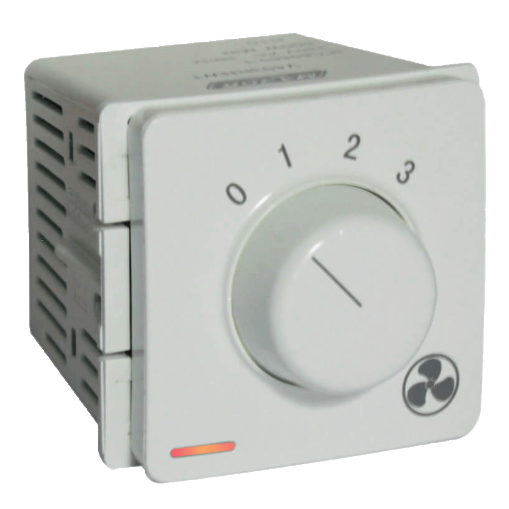 VETI 1 - FAN CONTROL UNIT WHITE (2 MOD WIDE)