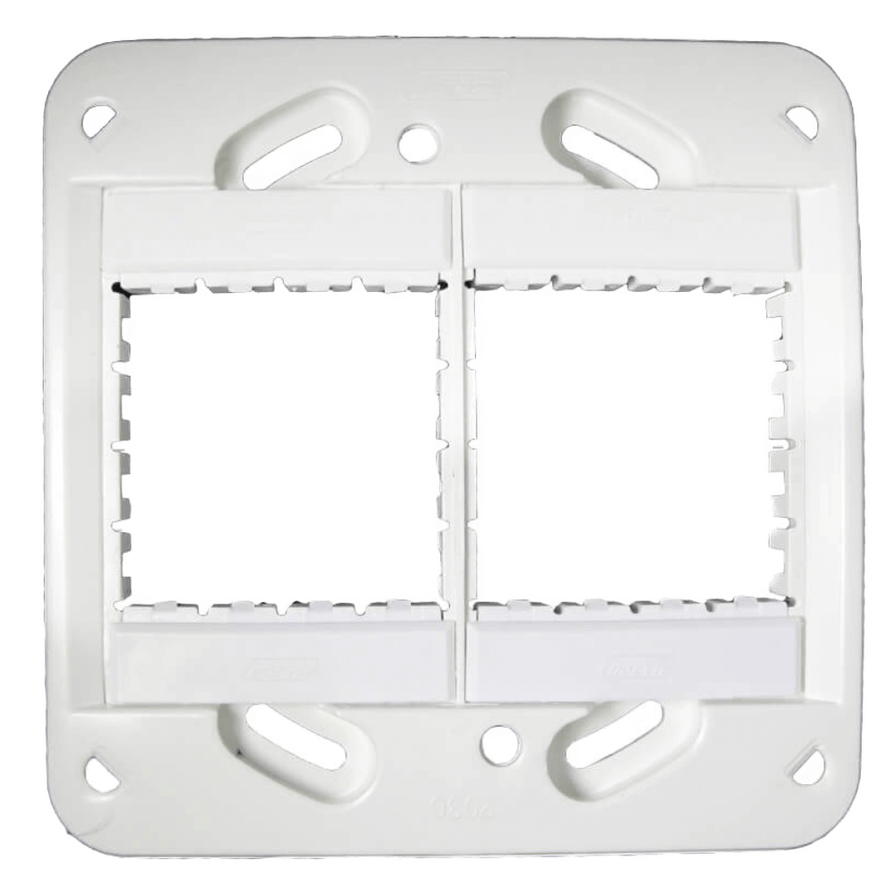 VETI 1 - FIXING FRAME 6 MODULE 4X4 WHITE