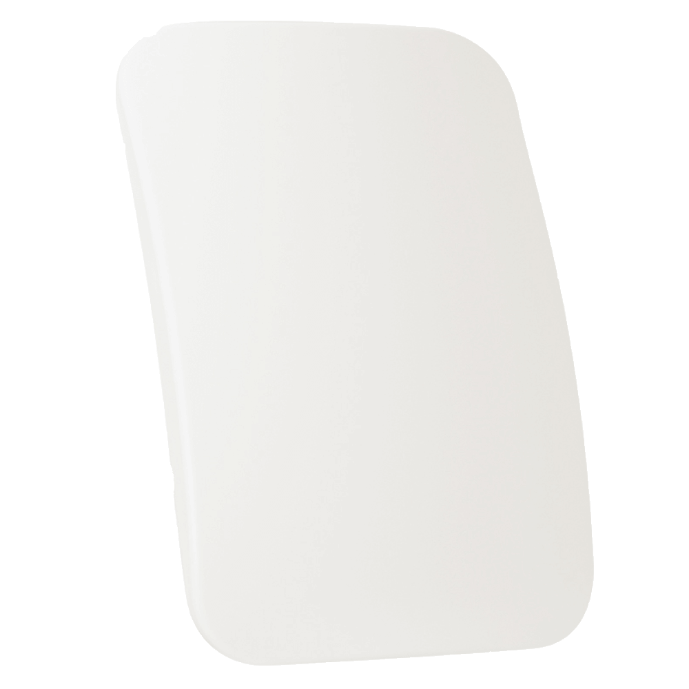 VETI 1 - BLANK COVER PLATE C/W FIXING FRAME 4X2 WHITE