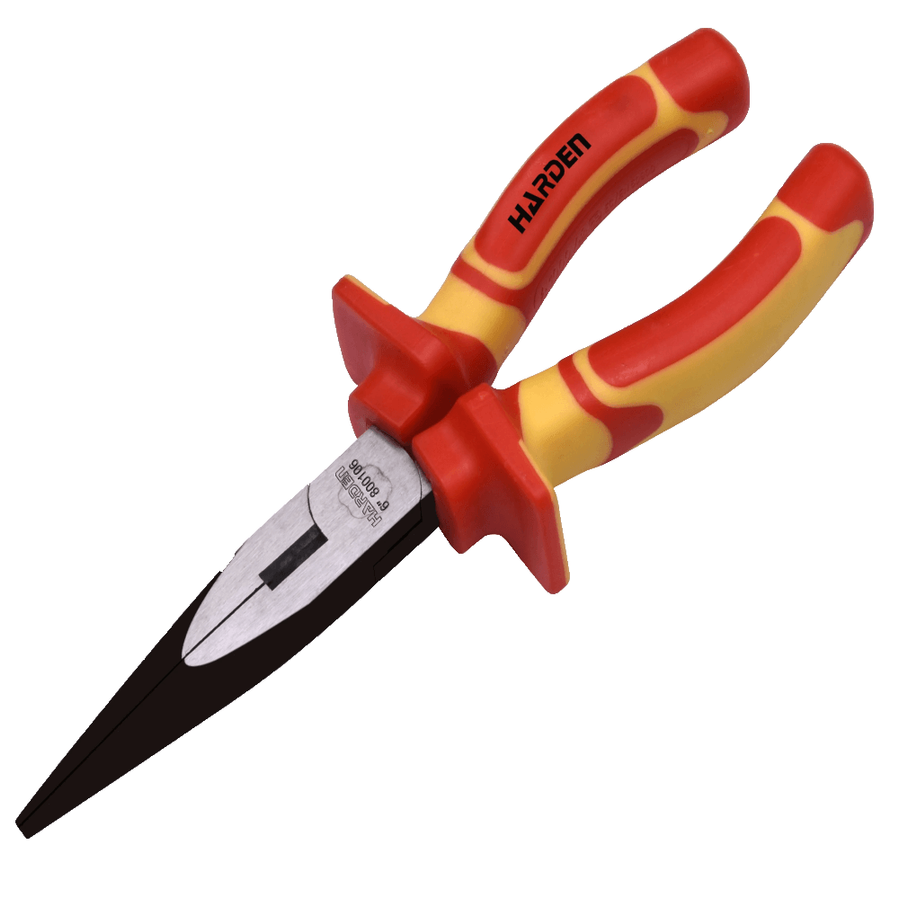 RUWAG HARDEN 6'' (165MM) 1000V INSULATED LONG NOSE PLIERS