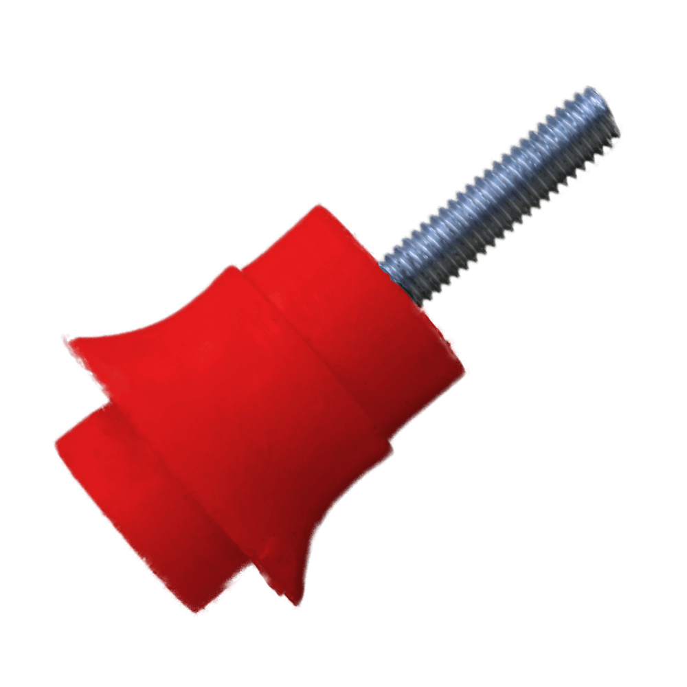 BUSBAR INSULATOR 5MM PVC RED MALE-FEM
