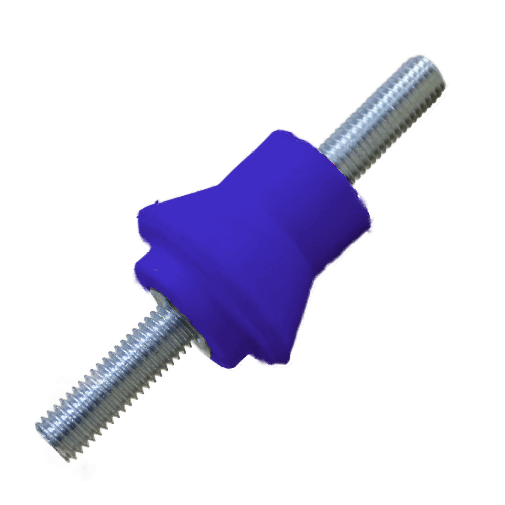 ALLBRO INSULATOR M10 MALE/MALE BLUE (GL10BL)