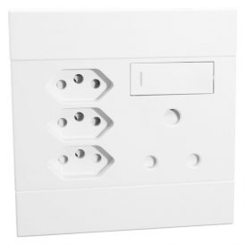 VETI 2 - COMBO SSO 1X16A RSA 3X16A V-SLIM 4X4 WHITE