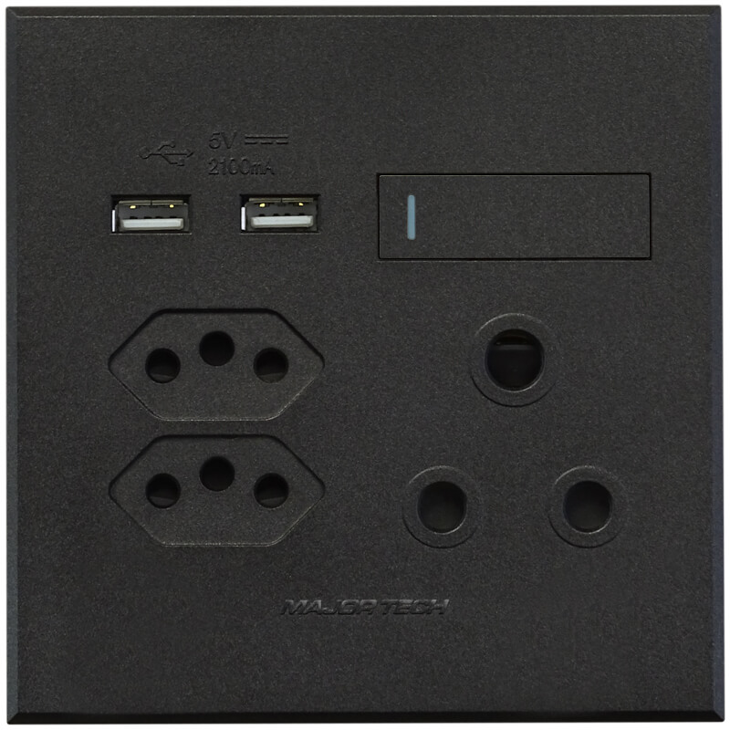 VETI 3 - COMBO SSO 1 X RSA + 2 X V-SLIM + 2 X USB 4X4 GRAPHITE (COMPLETE)