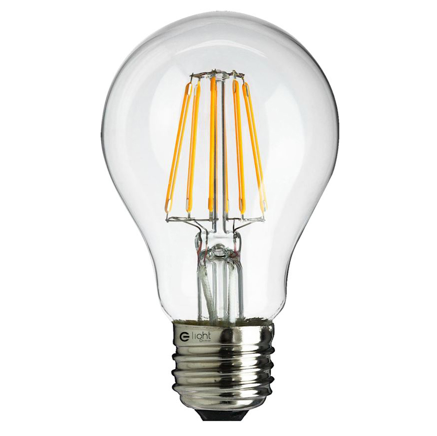BS A60 8W E27 LED FILAMENT LAMP/GLOBE 2700K W/W (DIMMABLE)