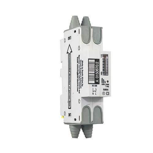 CBI 80A 1P+N KWH METER DIN RAIL WHITE 26MM EC320CD
