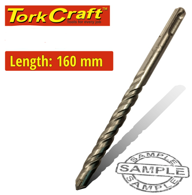 T/CRAFT 8MM X 100 X 160 DRILL BIT (SDS+) MASONRY/BRICK/CONCRETE (CARDED)